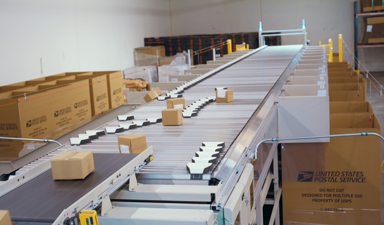 NPI Xstream Compact - Single - High Density Single Lane Sliding Shoe Sorter