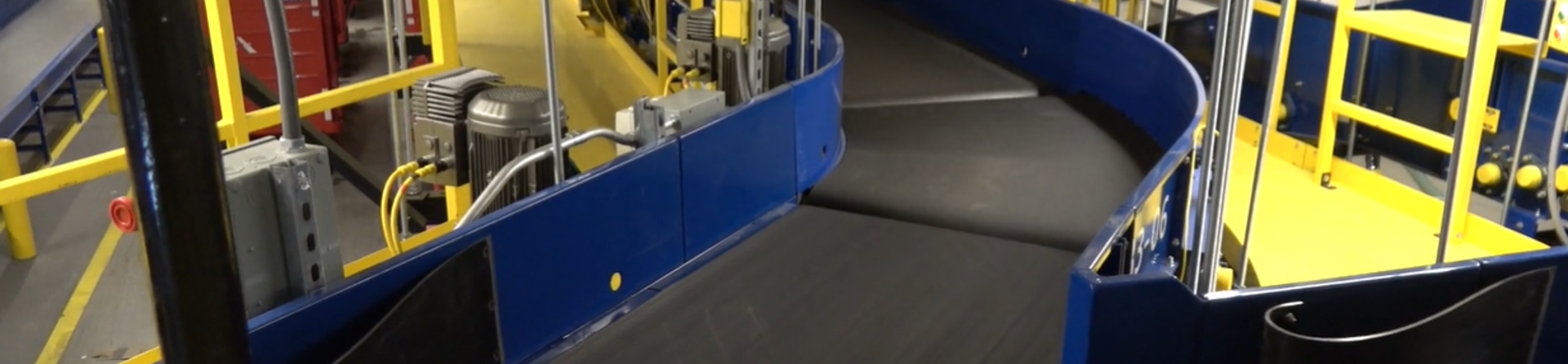 Airport handling system merge unit