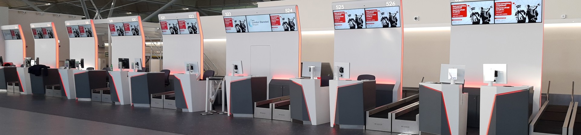 Airport check in lanes Airport check in lanes