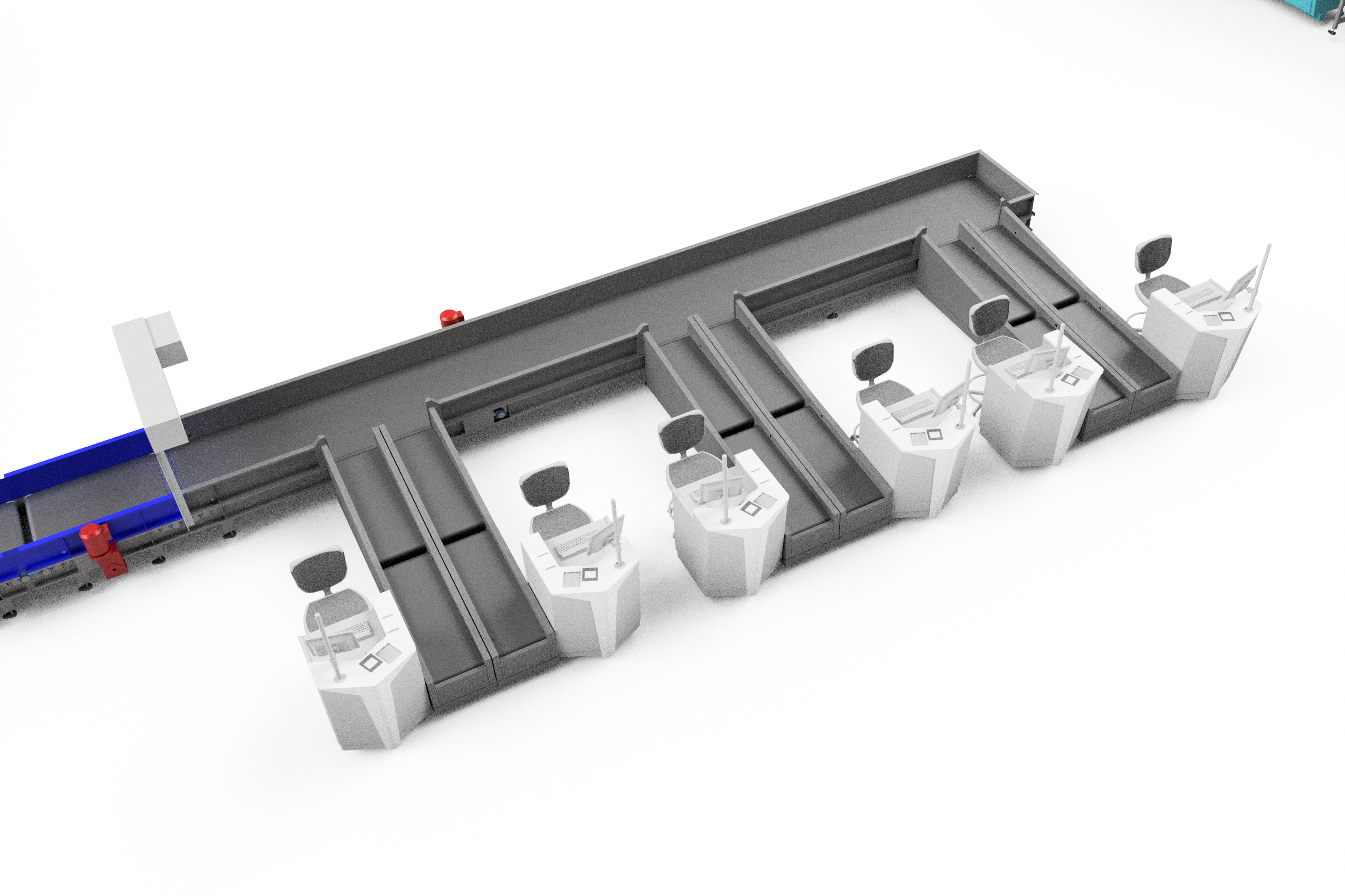 Check-in scale inducts