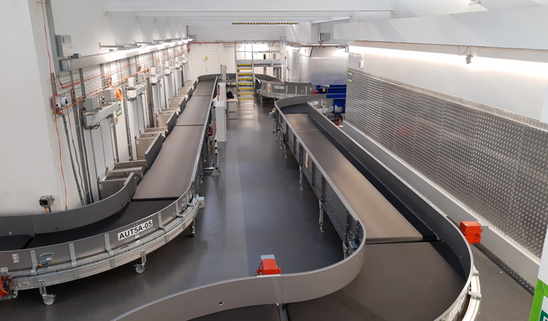 Airport departure transport system Airport departure transport system